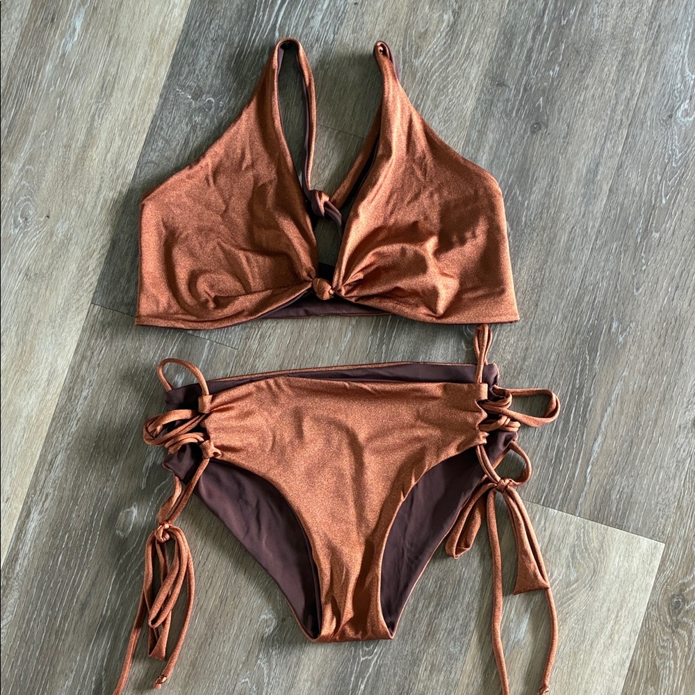 Pikai Swim Copper Bikini Set